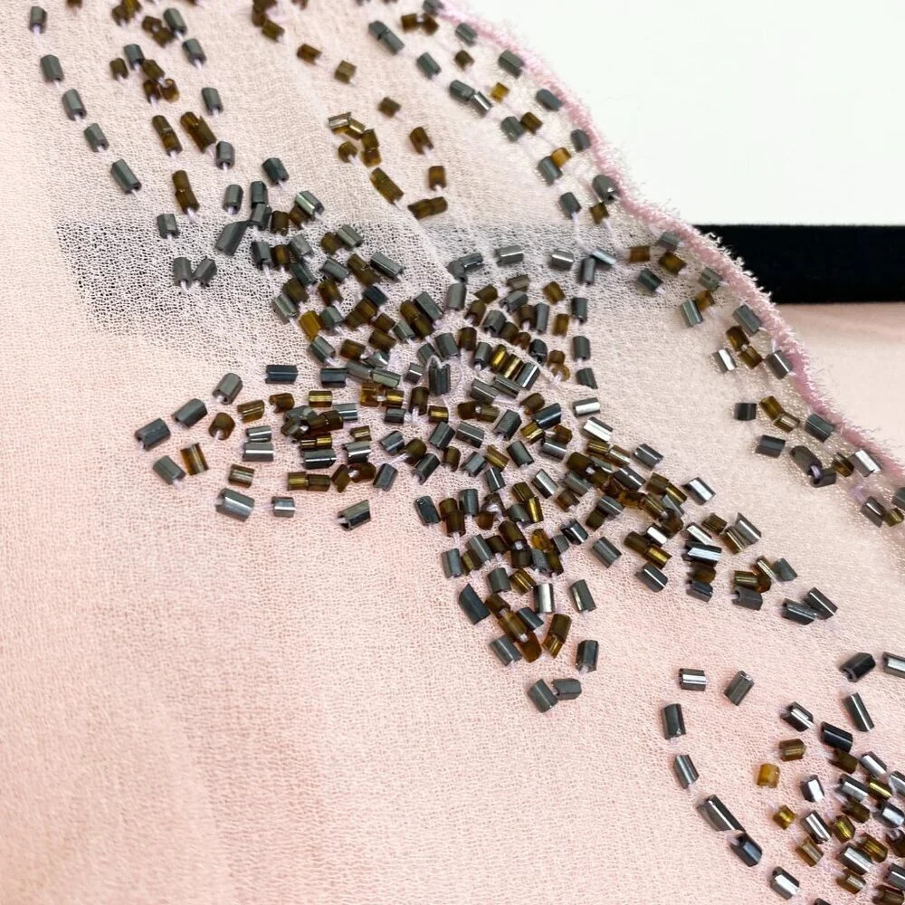 Women's Light Pink Embellished Tunic Top - Picture 8 of 13
